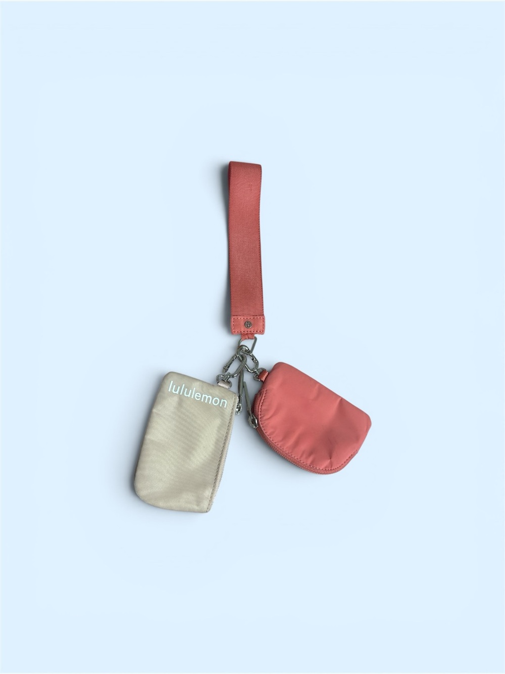 lululemon athletica Coral Strap Keychain Pouch Set